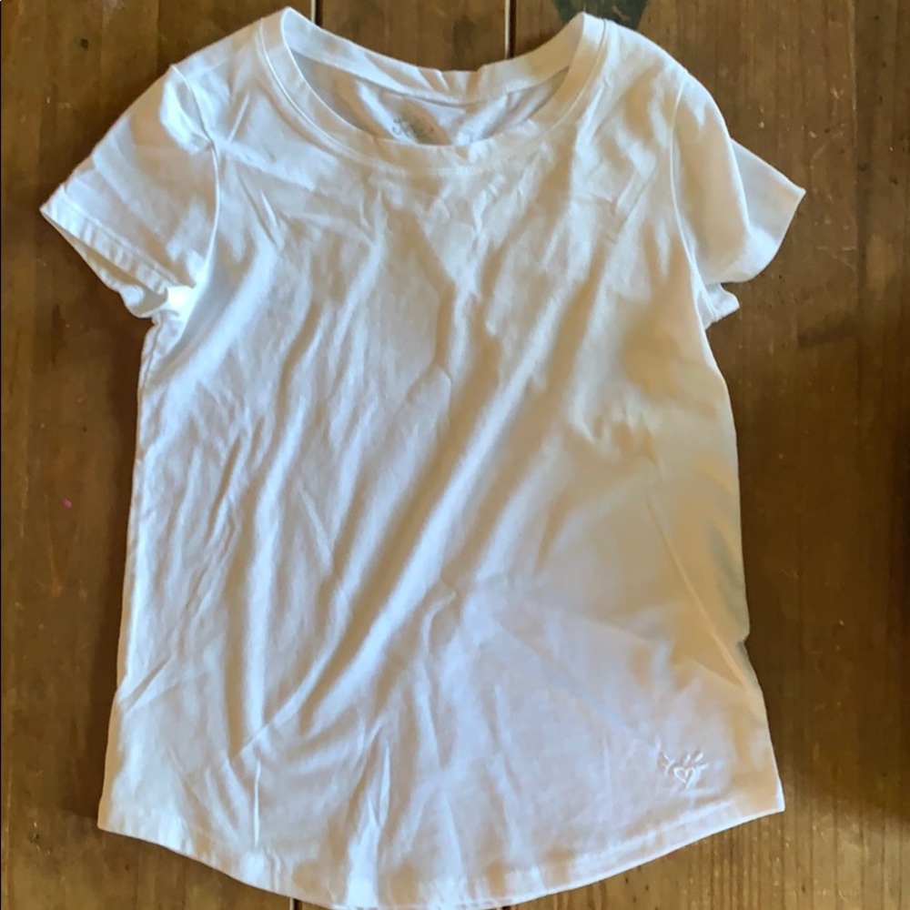 White justice tee